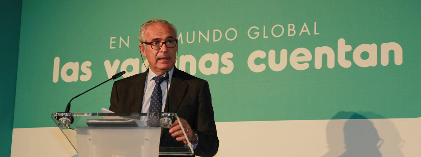 Juan Carlos Castillejo, director general de MSD Animal Health en España y Portugal, durante una edición anterior del Congreso.