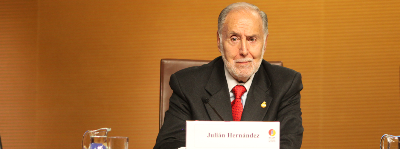 Julián Hernández, presidente de la Real Sociedad Canina de España.