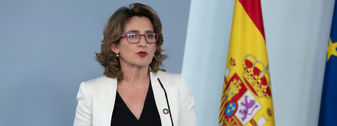 Teresa Ribera, vicepresidenta cuarta y ministra para la Transición Ecológica y el Reto Demográfico.