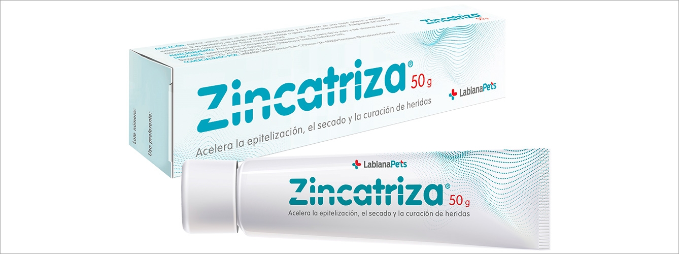 LabianaPets ha presentado Zincatriza, su nueva crema cicatrizante para todo tipo de animales.