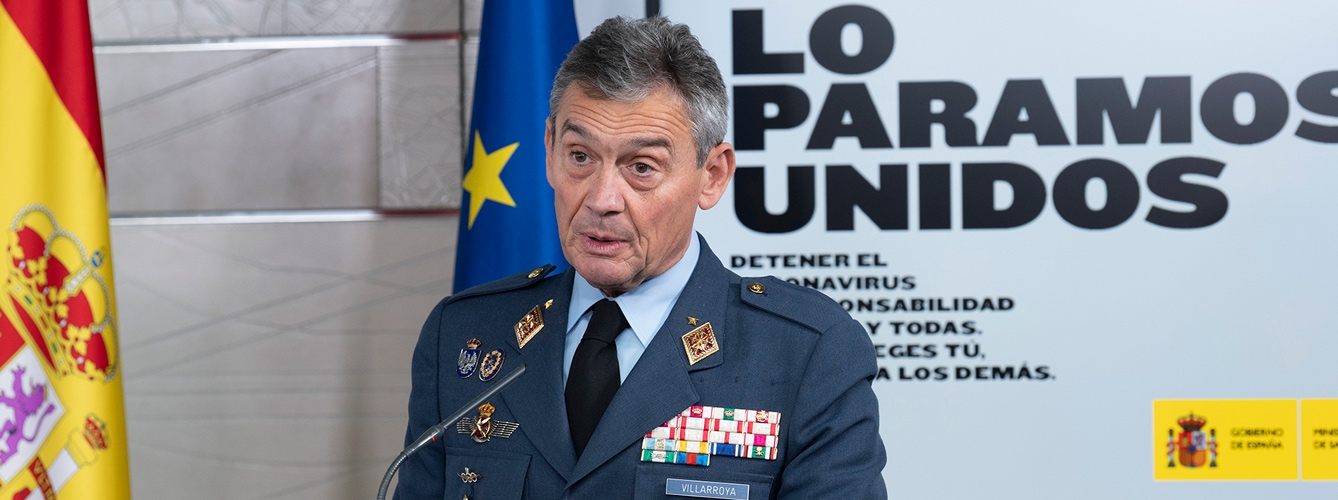 Miguel Ángel Villarroya, jefe de Estado Mayor de la Defensa.