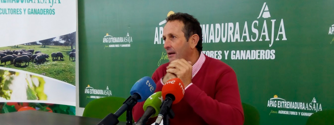 Juan Metidieri, presidente de APAG Extremadura Asaja.