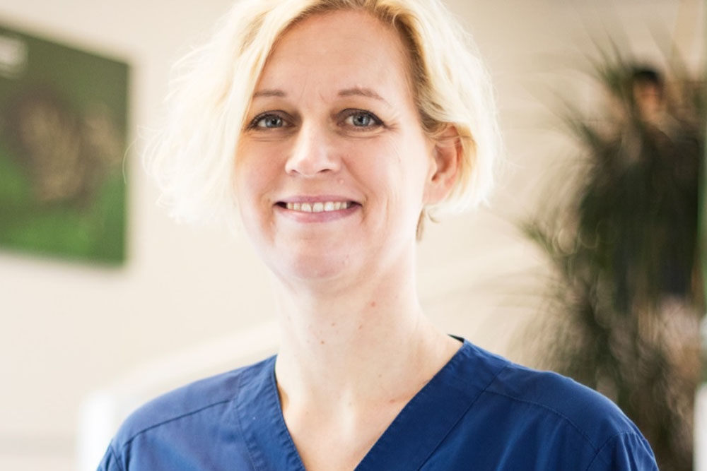 Linda Toresson, jefa del Servicio de Gastroenterología del Evidensia Specialist Animal Hospital, en Helsingborg, Suecia.