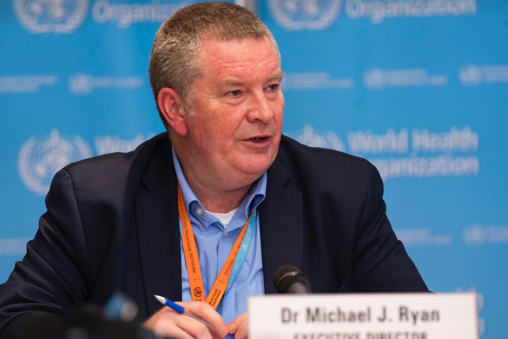 Michael Ryan, director de Emergencias de la Organización Mundial de la Salud.