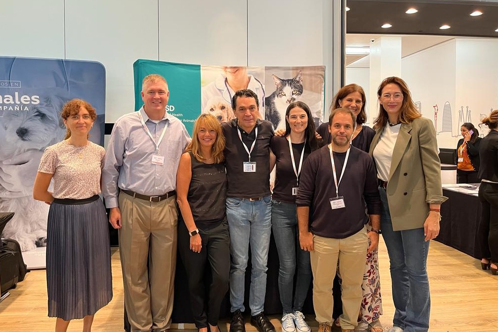 Foto de familia de la presencia de MSD en el Congreso de la Sociedad Europea de Dirofilariosis y Angiostrongilosis.
