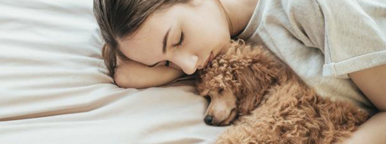 Las mujeres duermen mejor acompañadas de su perro