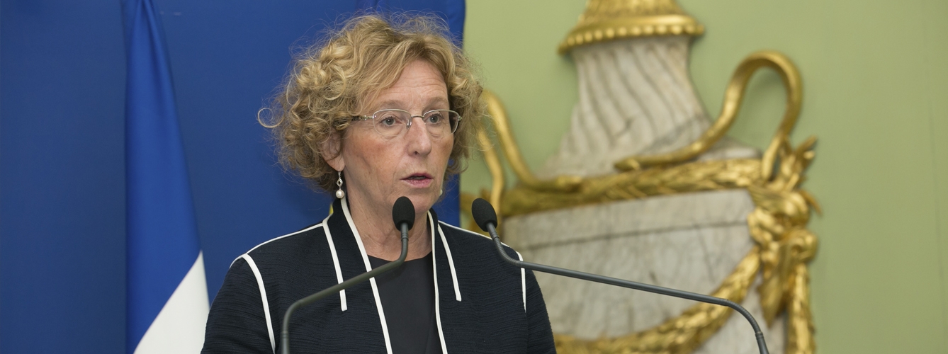 Muriel Pénicaud, ministra de trabajo de la República Francesa.