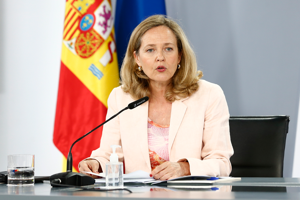 Nadia Calviño, ministra de Asuntos Económicos y Transformación Digital, organismo al que está adscrito el INE.