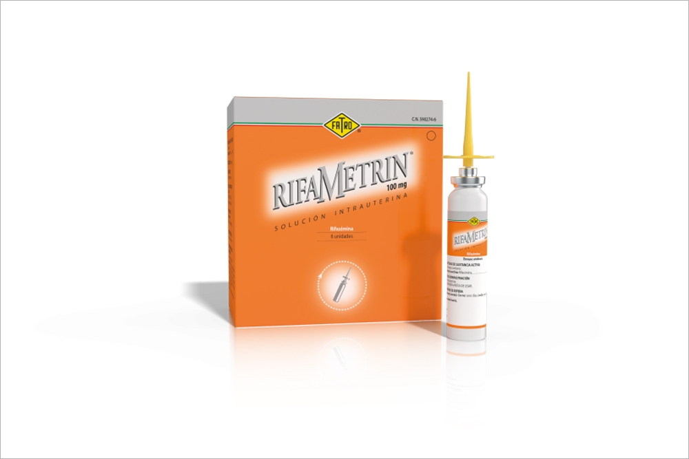 Rifametrin Spray de Fatro es un antibiótico intrauterino en spray a base de rifaximina.