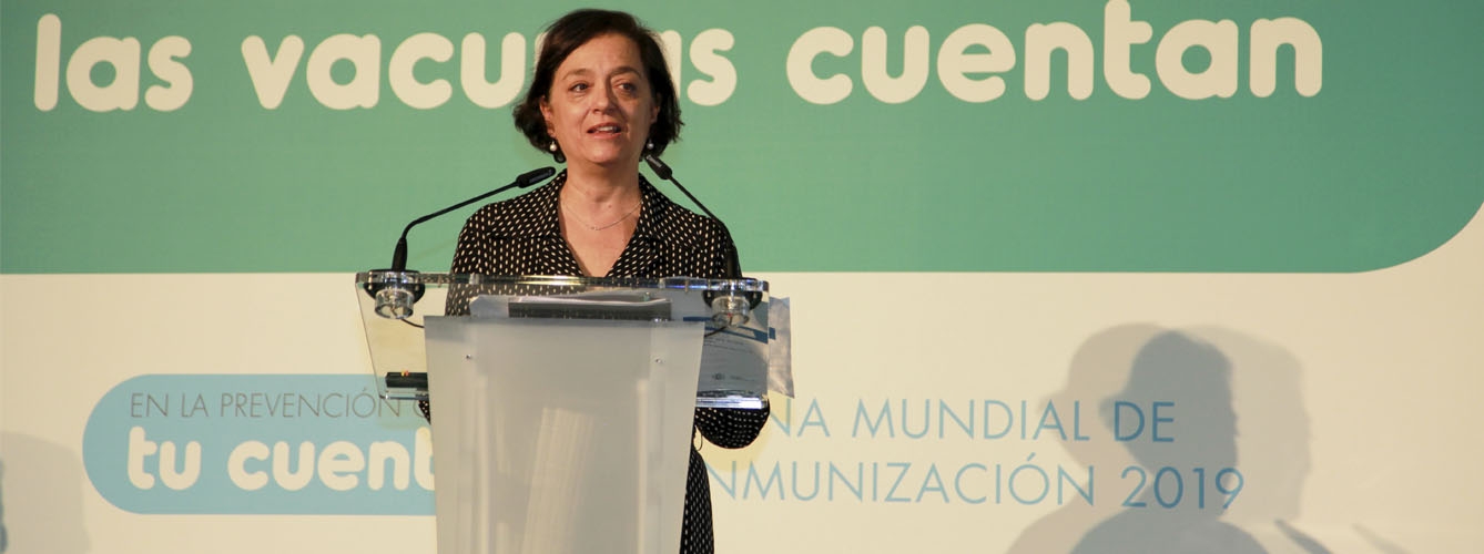 Esperanza Orellana, directora general de Producciones y Mercados Agrarios del Ministerio de Agricultura, Pesca y Alimentación, durante su intervención