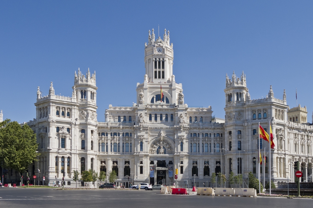 Sede del Ayuntamiento de Madrid.