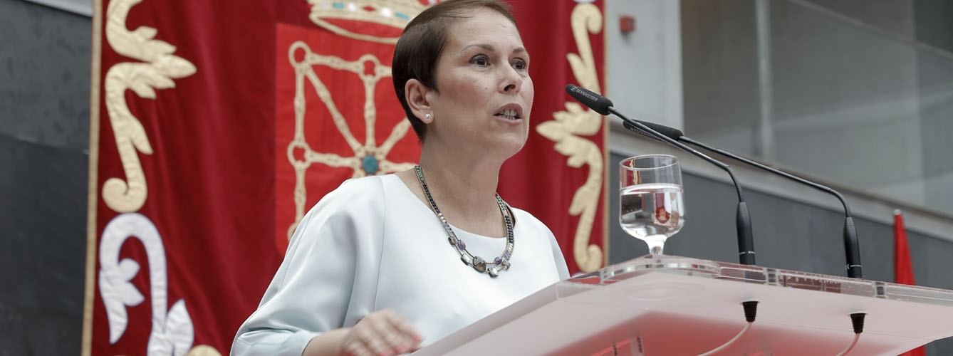 Miren Uxue Barcos Berruezo, presidenta de Navarra.