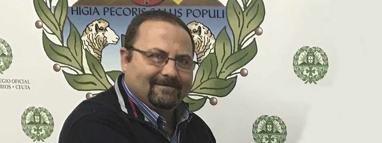 Francisco Gutiérrez, presidente del Colegio Oficial de Veterinarios de Ceuta.