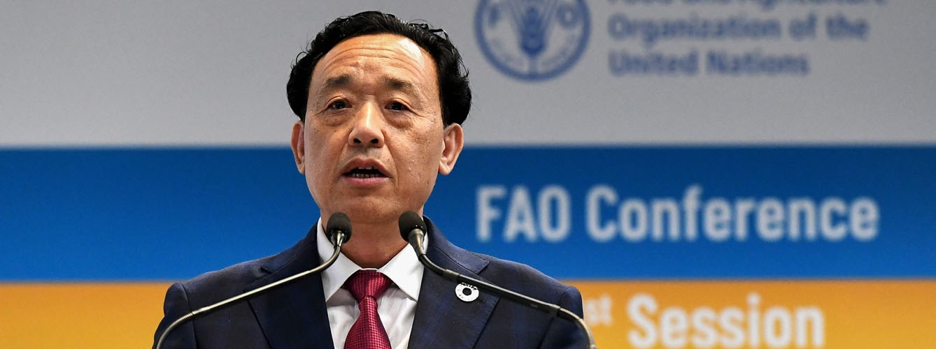 Qu Dongyu, director general de Naciones Unidas para la Alimentación y la Agricultura (FAO).