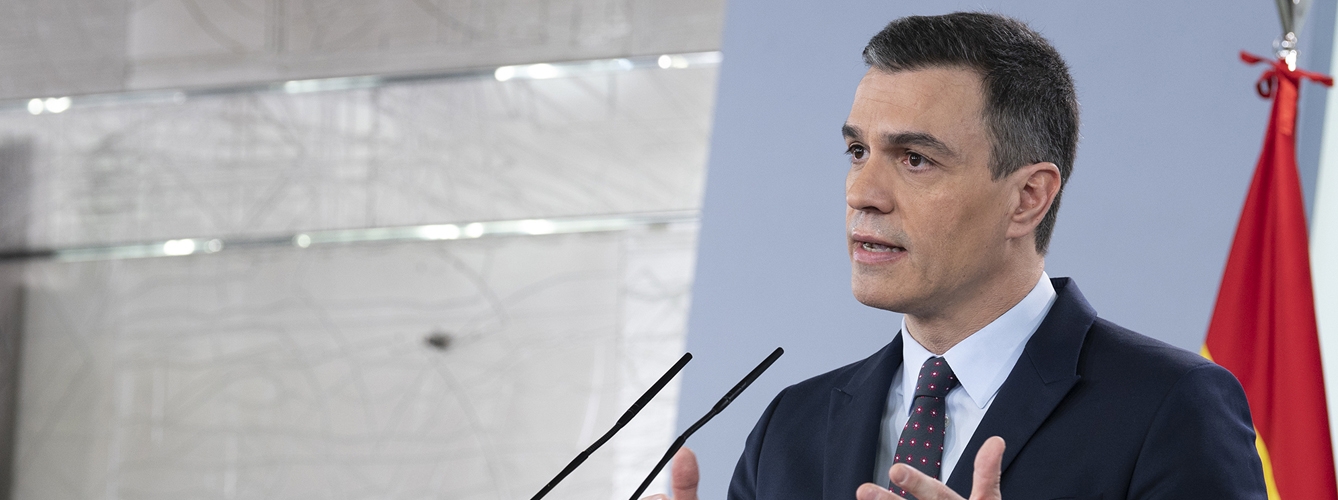 Pedro Sánchez, presidente del Gobierno.