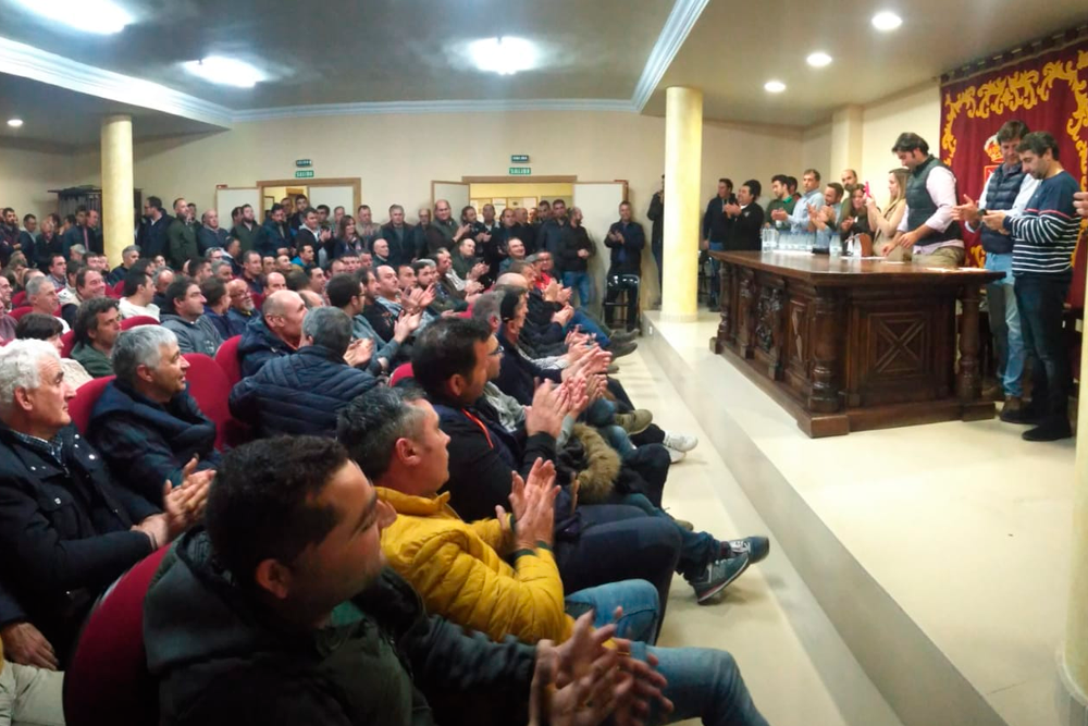 Imagen de una reunión de la Asociación Ganaderos Unidos de Castilla y León.