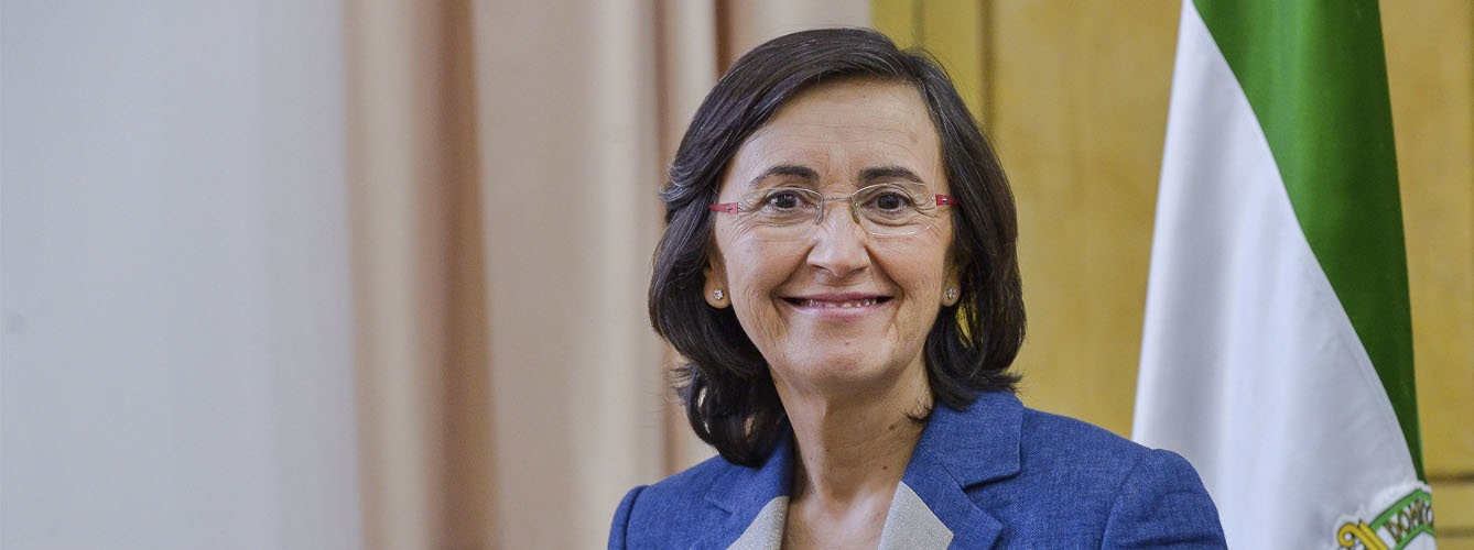 Rosa Aguilar, consejera de Justicia e Interior de la Junta de Andalucía.