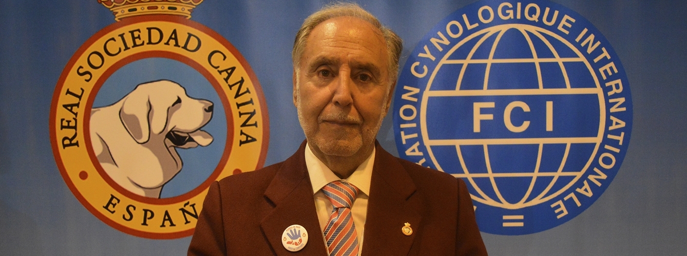 Julián Hernández Luis, presidente de la Real Sociedad Canina de España (RSCE).