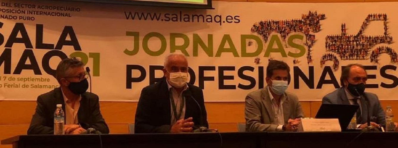  Luis Alberto Calvo en las jornadas profesionales del certamen agroganadero Salamaq 2021.