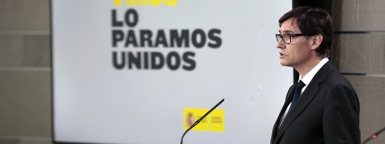El Ministro de Sanidad, Salvador Illa Roca.