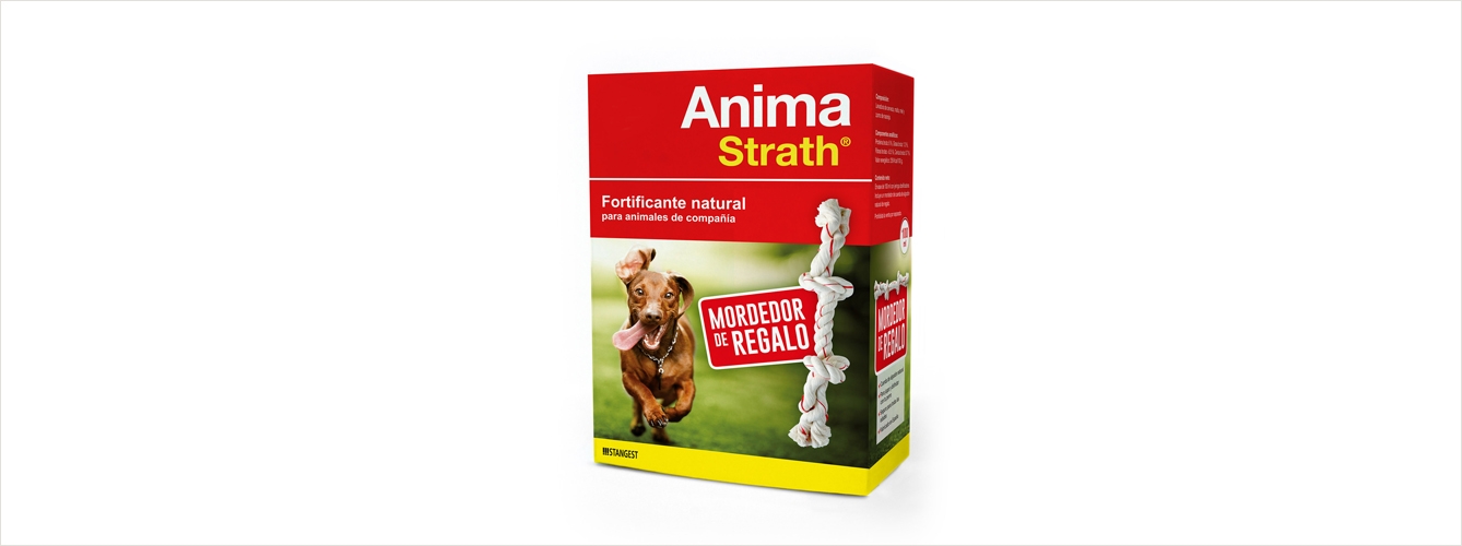 El pack Anima-Strath y mordedor está disponible en los formatos de 100 ml y 250 ml.