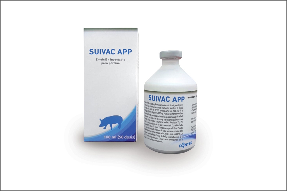 Suivac App de Livisto es una novedosa vacuna bacteriana inactivada para cerdos que confiere una protección muy duradera frente Actinobacillus pleuropneumoniae.
