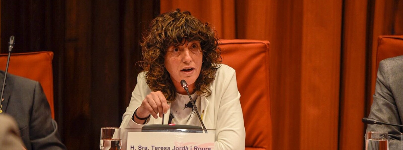 Teresa Jordà i Roura, consejera Departamento de Acción Climática, Alimentación y Agenda Rural.