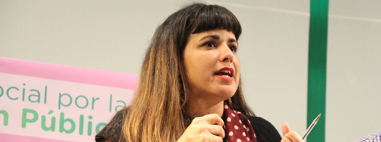 Teresa Rodríguez es la secretaria general de Podemos en Andalucía.