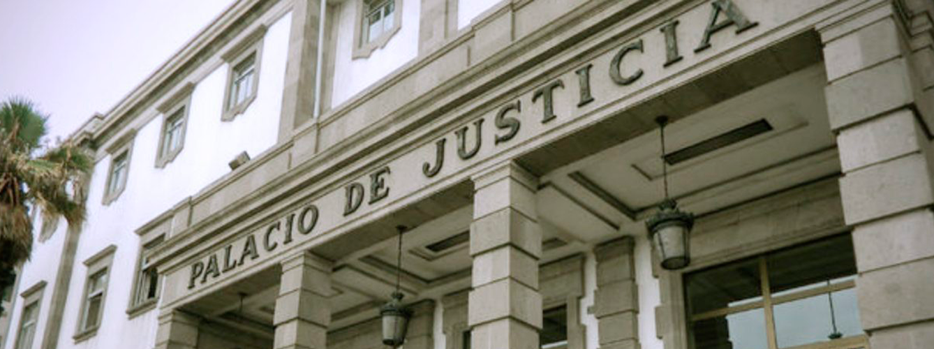 Fachada del Tribunal Superior de Justicia de Canarias.