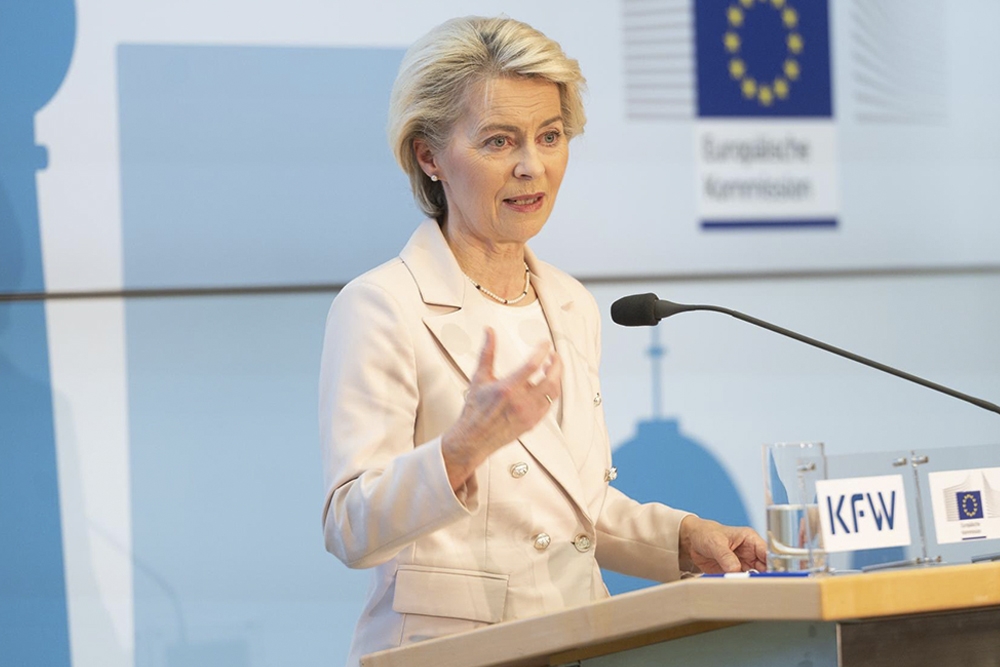 Ursula von der Leyen, presidenta de la Comisión Europea.