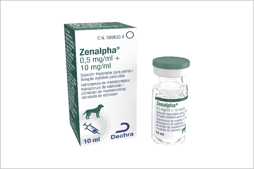 Zenalpha de Dechra es una innovadora combinación de medetomidina con vatinoxán.
